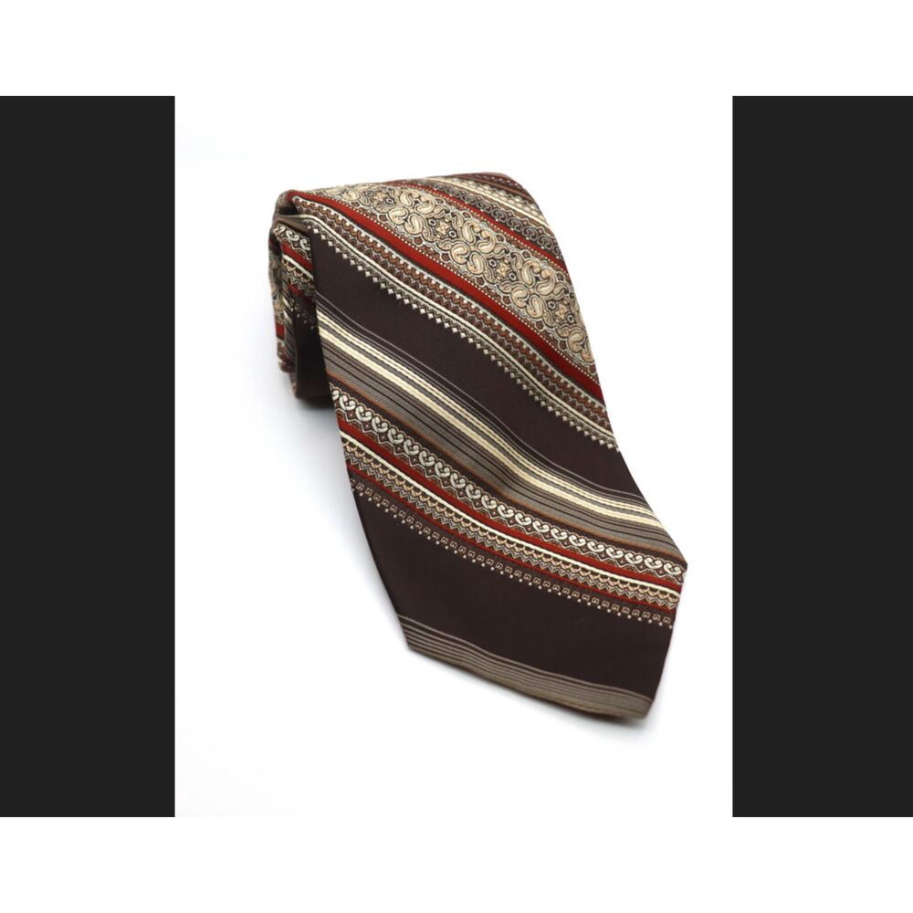 Vintage Oleg Cassini Hughes & Hatcher Necktie - Picture 9 of 10